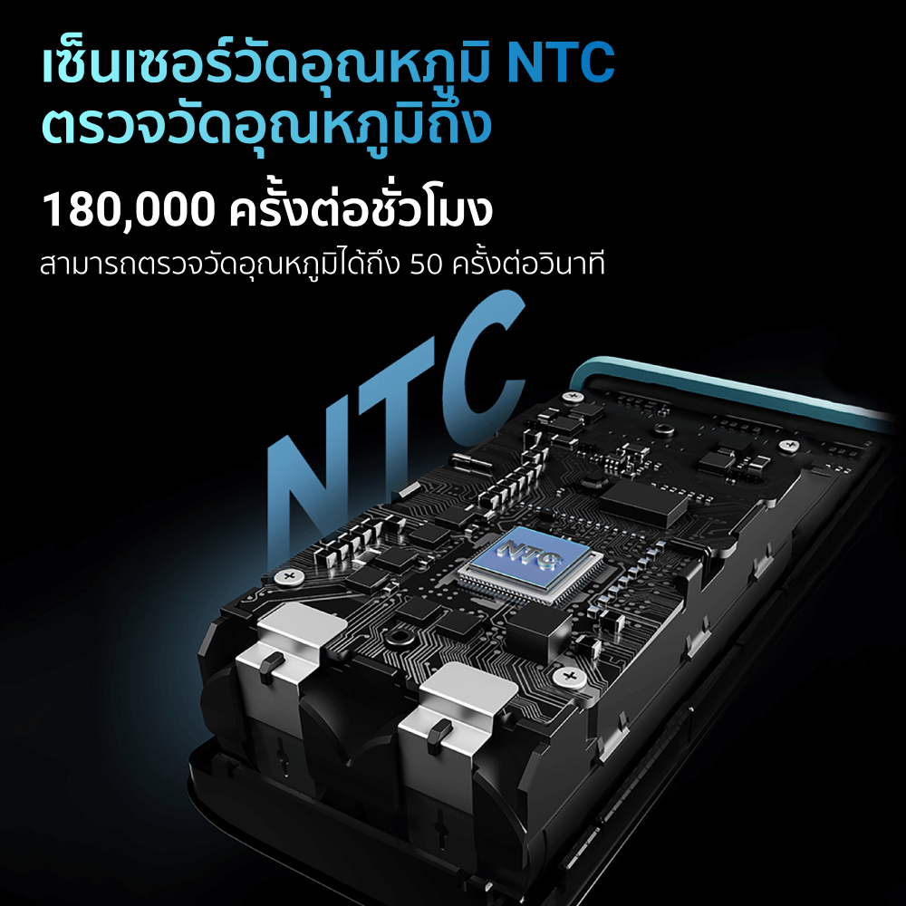 แบตเตอรี่สำรอง CUKTECH PB060 สีเทาไทเทเนียม 6,000 MAH จ่ายไฟรวมสูงสุด 55W_9